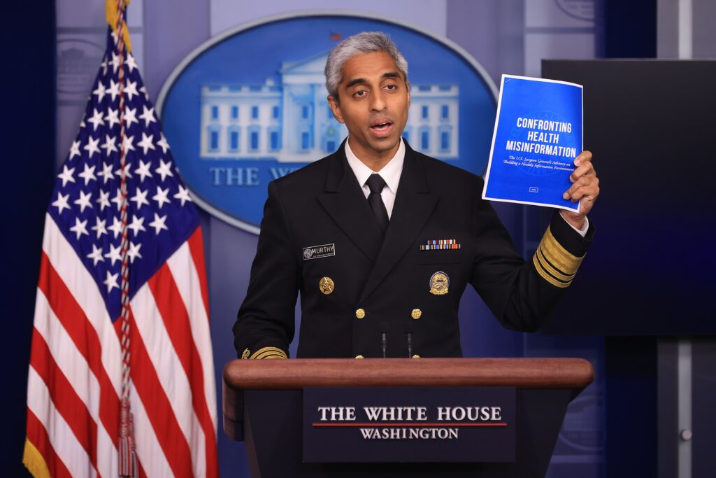 As Delta Variant Spreads, Surgeon General Calls Misinformation an ‘Urgent Threat’ to Public Safety