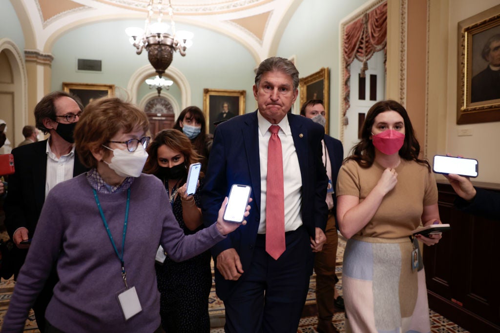 Sen. Joe Manchin Is Determined To Be the Senate Grinch Who Stole the Build Back Better Act