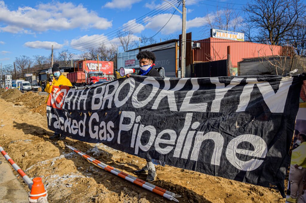 Brooklyn Residents Protest Pipeline that Passes White Neighborhoods but Beelines through Black Ones