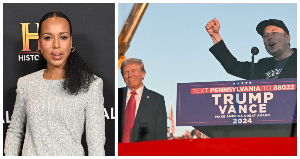 Kerry Washington Throws Her Support Behind Black-Owned Alternative to MAGA Elon Musk’s Twitter/X