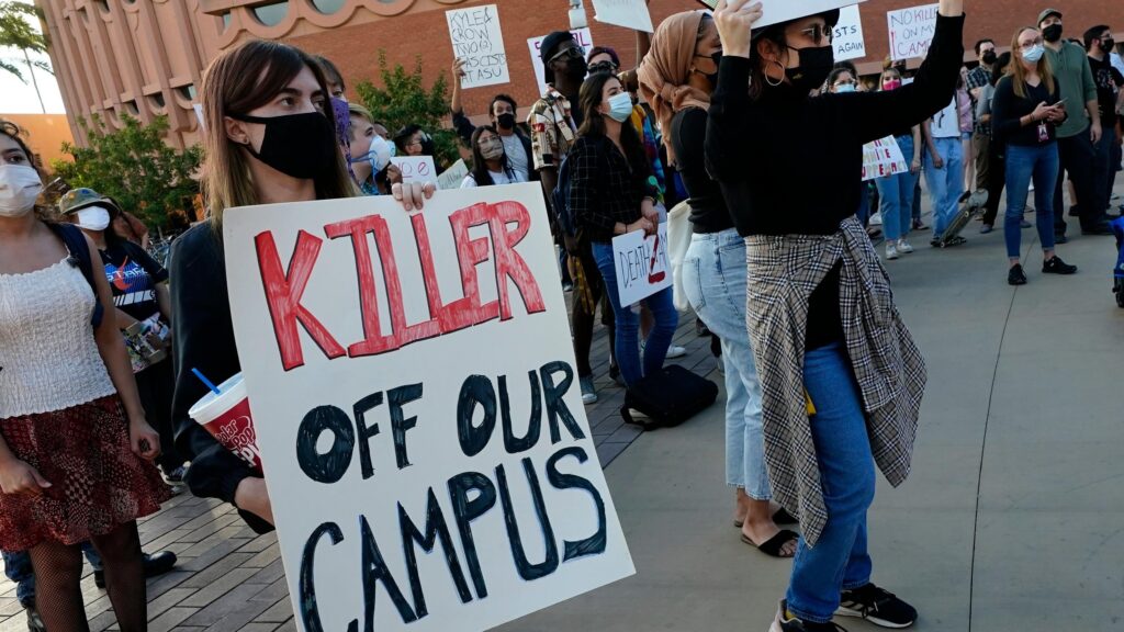 Arizona State University Students Protest Having Kyle Rittenhouse As A Fellow Student