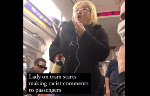 Black Twitter Reacts: Lady on NY Subway Goes on Haywire Racist Tangent