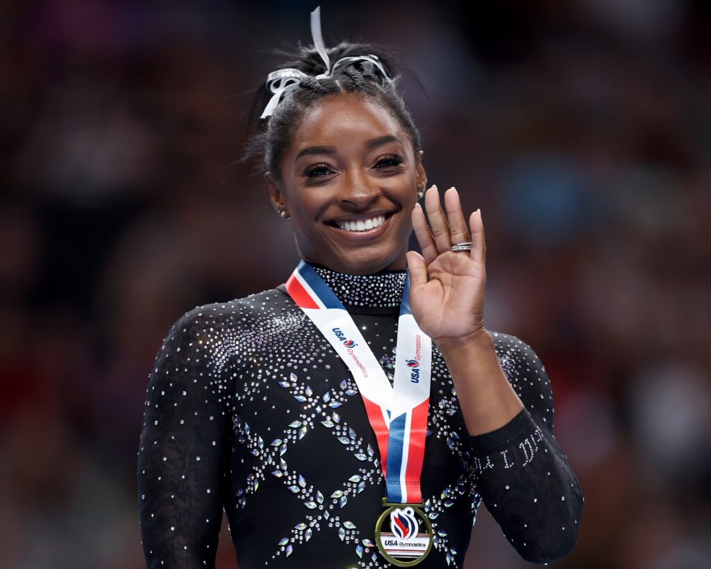 Simone Biles Makes History With Eighth All-Around Title