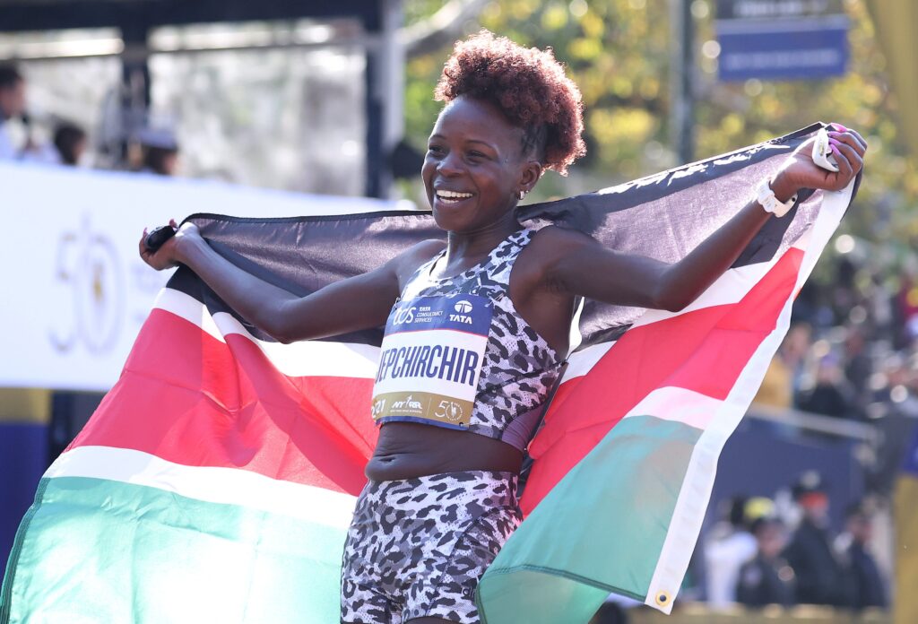 Kenyan Runner Peres Jepchirchir Makes History as 1st Athlete to Win Both Olympic Gold, New York City Marathon