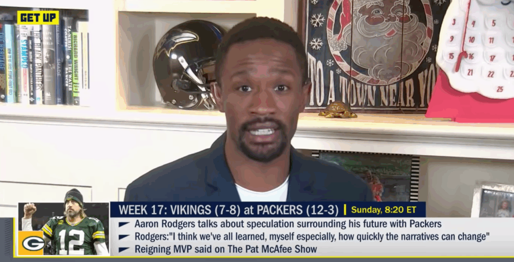 ESPN’s Domonique Foxworth Isn’t Here for Aaron Rodgers’ Unyielding ‘Victim Complex’