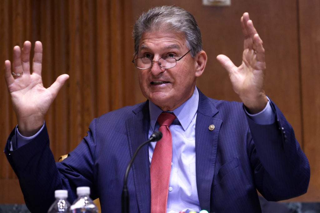 Hundreds Gather to Protest Sen. Joe Manchin for Being Sen. Joe Manchin