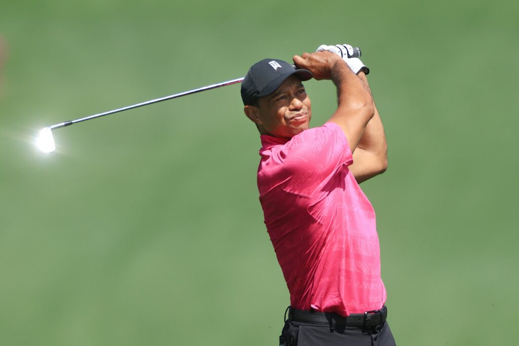 Tiger Woods Drops F-Bomb On Hot Mic During Masters Tournament