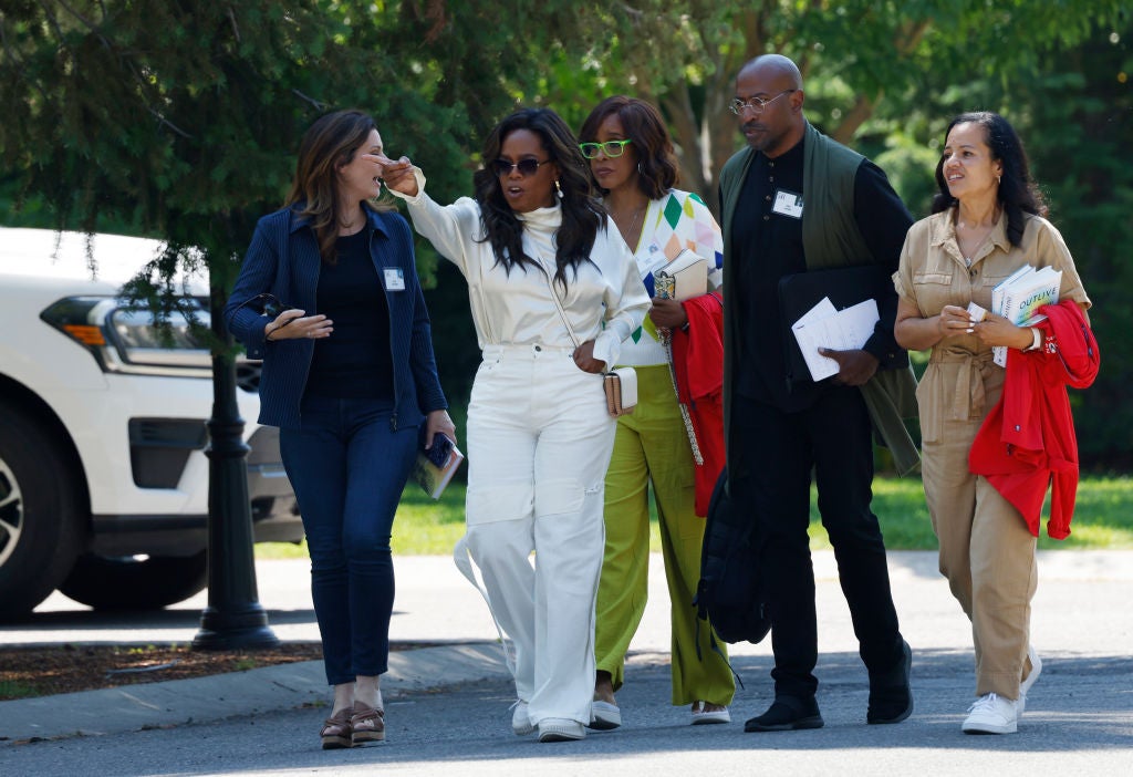 Oprah Showed up Looking Slim and Fly at ‘billionaire summer camp’