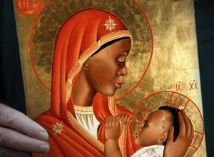 Black Mary and Jesus Posters Used To Help Promote Racial Healing