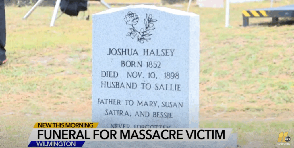 123 Years Later, A Funeral Is Held for a Black Man Killed in White Supremacist Massacre