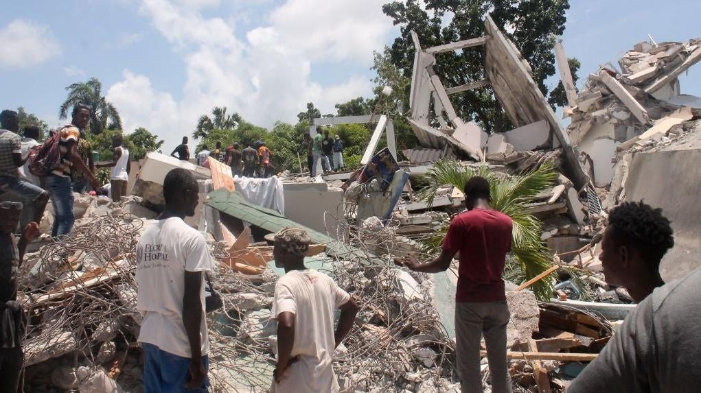 Haiti Searches for Earthquake Survivors as the Country Awaits Approaching Storm
