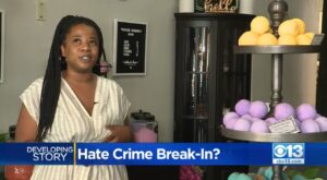 Black Woman Accosted by Crazy and Racist White Man Who Damaged her Sacramento Business Trying to Force His Way In