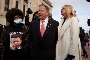 St. Louis Ken and Karen Who Waved Guns at BLM Protesters Attend Kyle Rittenhouse Trial