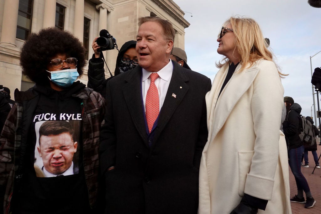 St. Louis Ken and Karen Who Waved Guns at BLM Protesters Attend Kyle Rittenhouse Trial