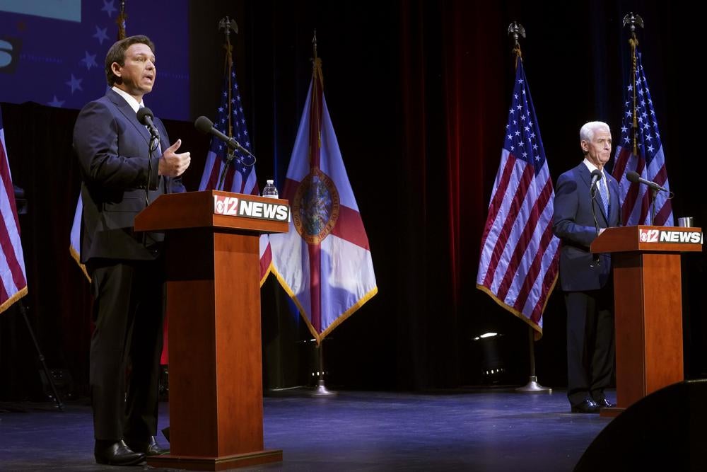 Ron Desantis Uses Lone Governor Debate To Spread His Critical Race Theory Nonsense
