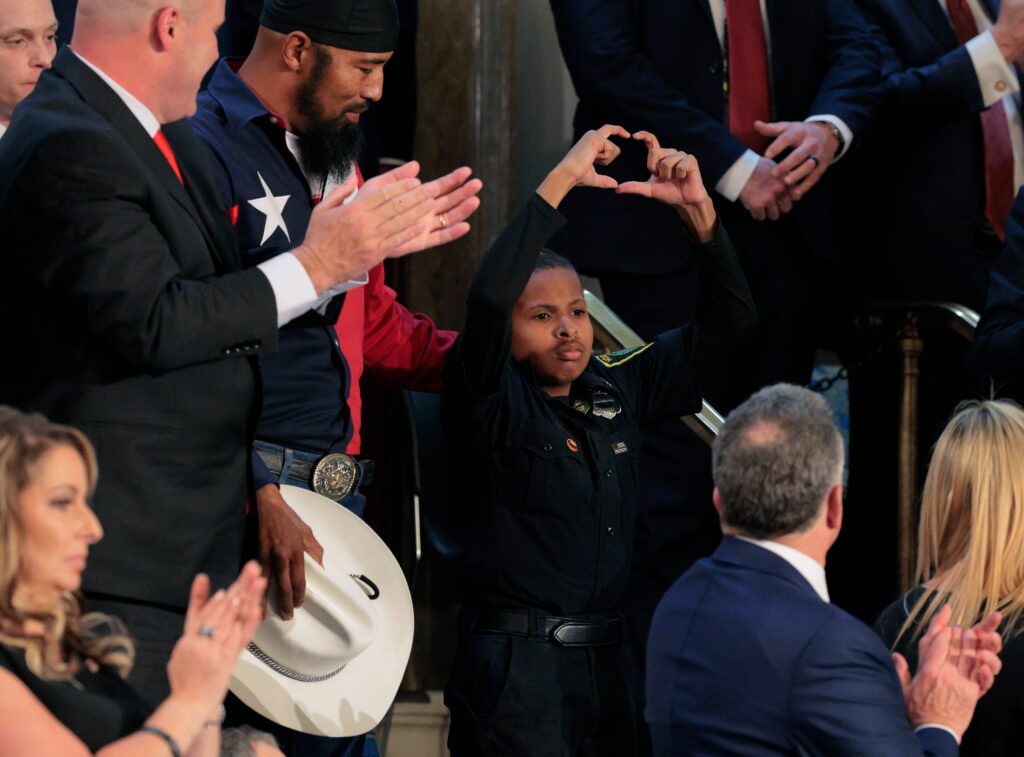 Trump Honors 13-Year-Old Black Brain Cancer Survivor During Address, and Social Media is Very Divided