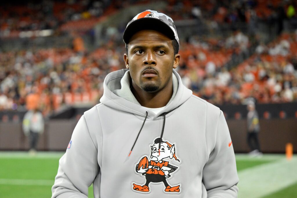 Deshaun Watson Is Still Suspended, but Back At Work.