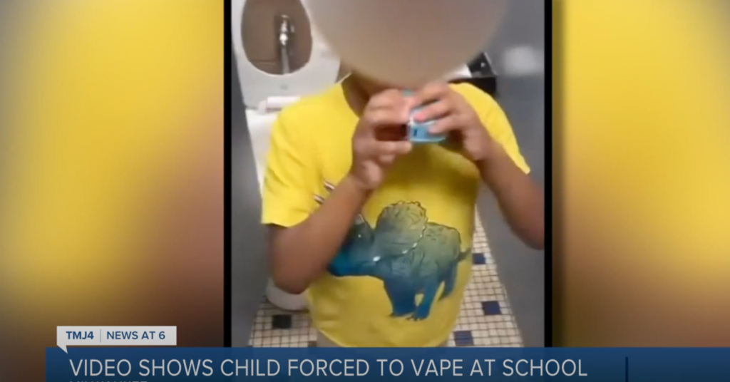Mom is Outraged After Her 5-Year-Old Son is Forced to Vape at School