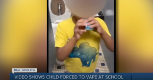 Mom is Outraged After Her 5-Year-Old Son is Forced to Vape at School
