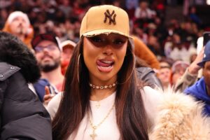 See Megan Thee Stallion’s Sexy Metallic Paris Fashion Week Look That People Can’t Stop Talking About