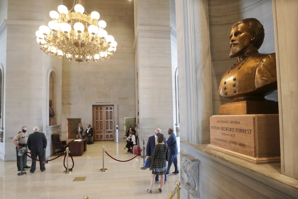 Tennessee Finally Removes Bust of KKK Leader Nathan Bedford Forrest from Capitol