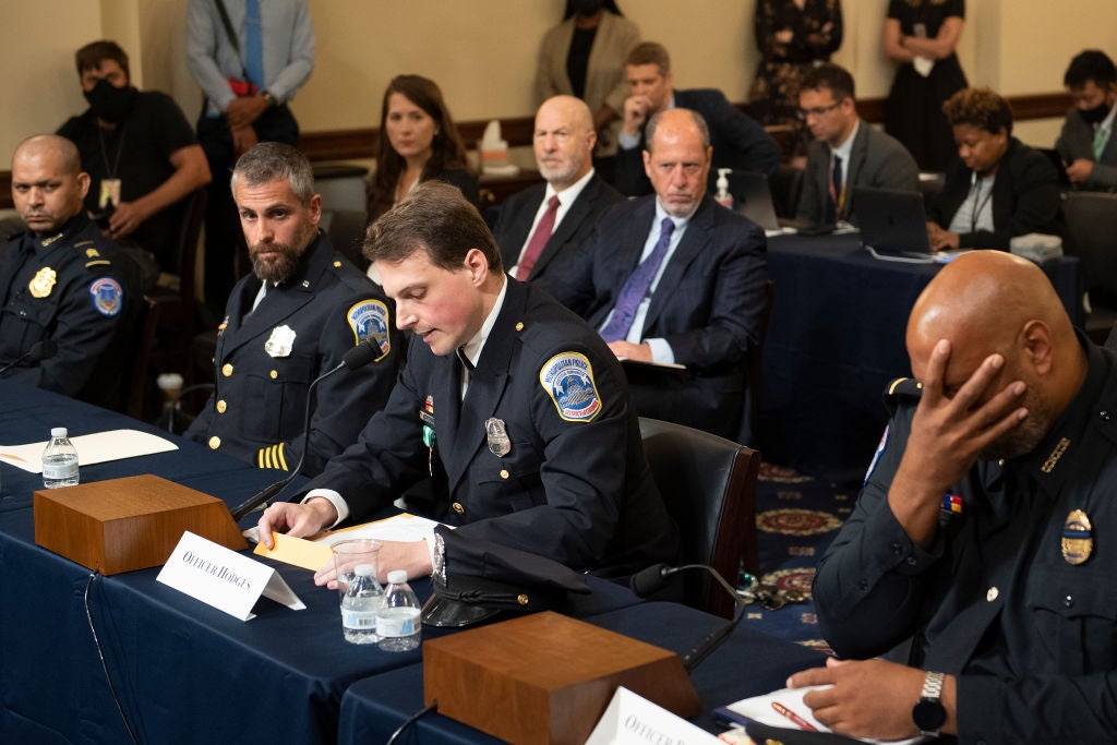 Blue Lives Matter? During Emotional Testimony, Officers Recall How MAGA Insurrectionists Almost Killed a Cop and Repeatedly Called Another the N-Word