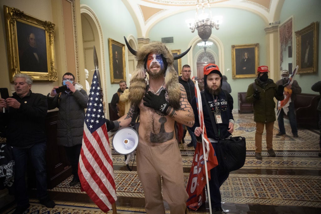 ‘QAnon Shaman’ Sentenced to 41 Months in Prison for Failed Coup on Jan. 6