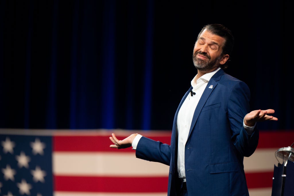 Donald Trump Jr. Is Selling T-Shirts That Mock Alec Baldwin’s Fatal Movie Set Shooting