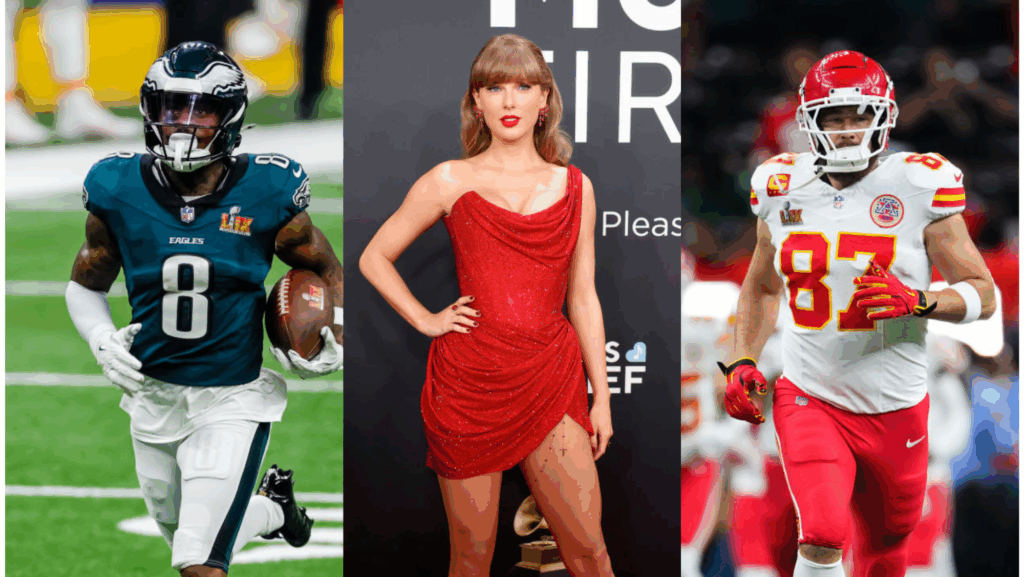 This Black Philly Eagles Player Takes a Shot at Travis Kelce, and Taylor Swift Fans are Dragging Him Over It