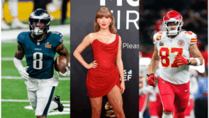 This Black Philly Eagles Player Takes a Shot at Travis Kelce, and Taylor Swift Fans are Dragging Him Over It
