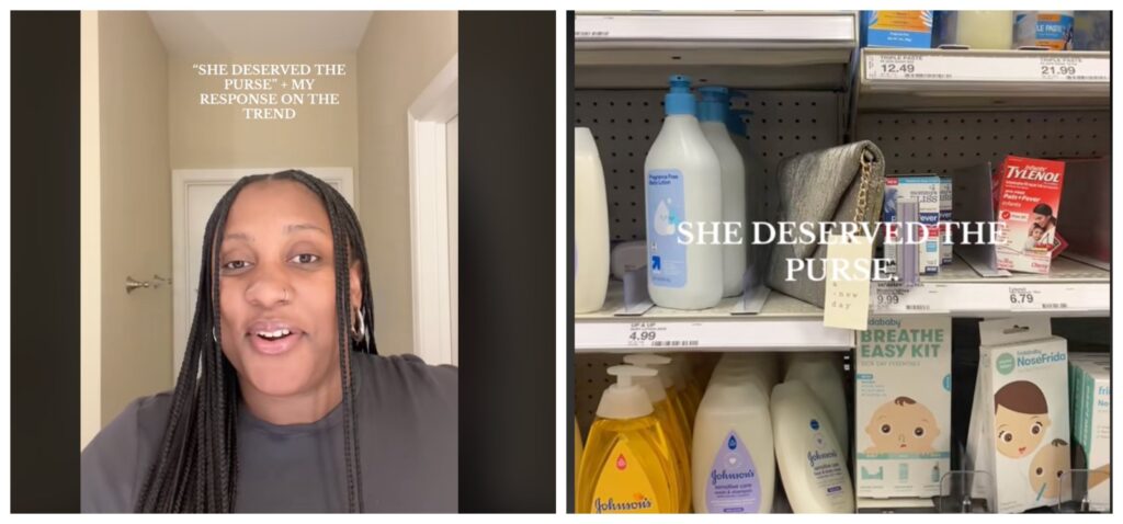 Tiktok’s Viral “She Deserved The Purse” Trend Inspires Random Acts of Kindness for Moms