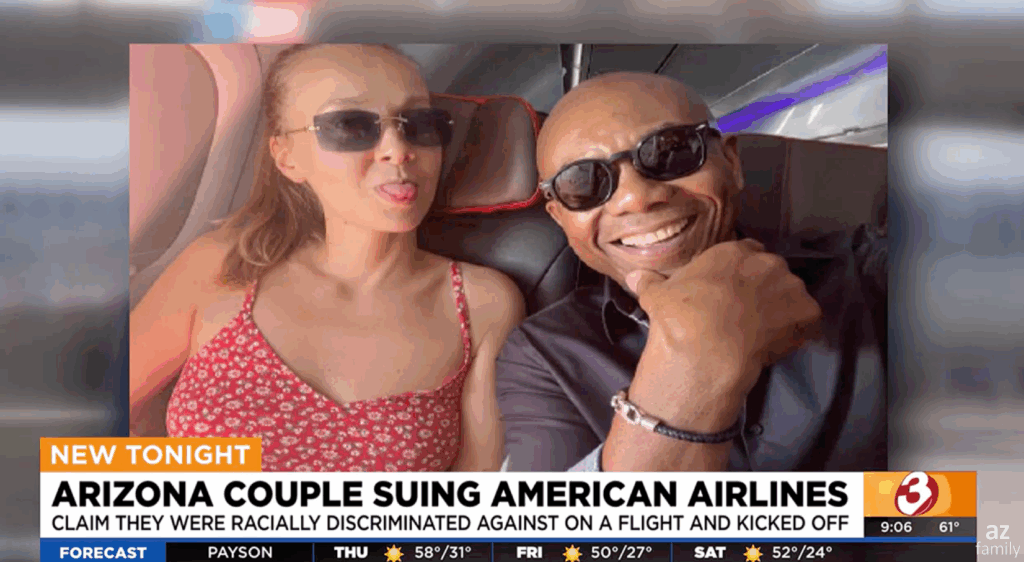 OMG! Black Man Claims American Airlines Accused Him of Sex Trafficking His Own Wife