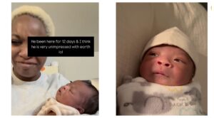 This Black Newborn’s, Err…Strongly Opinionated Face Has Gone Viral