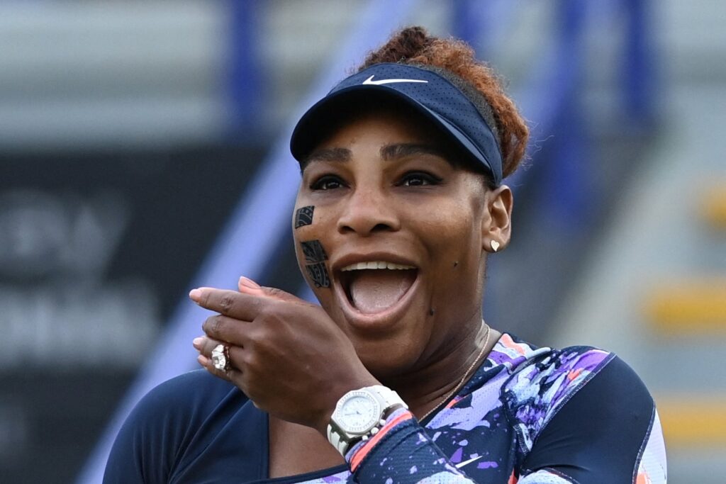 Serena Williams Returns to Court With Doubles Win at Wimbledon Warm Up