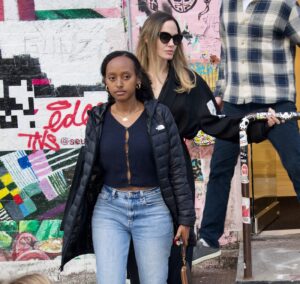 WATCH: Angelina Jolie’s AKA Daughter Shows Out at Spelman College Rally