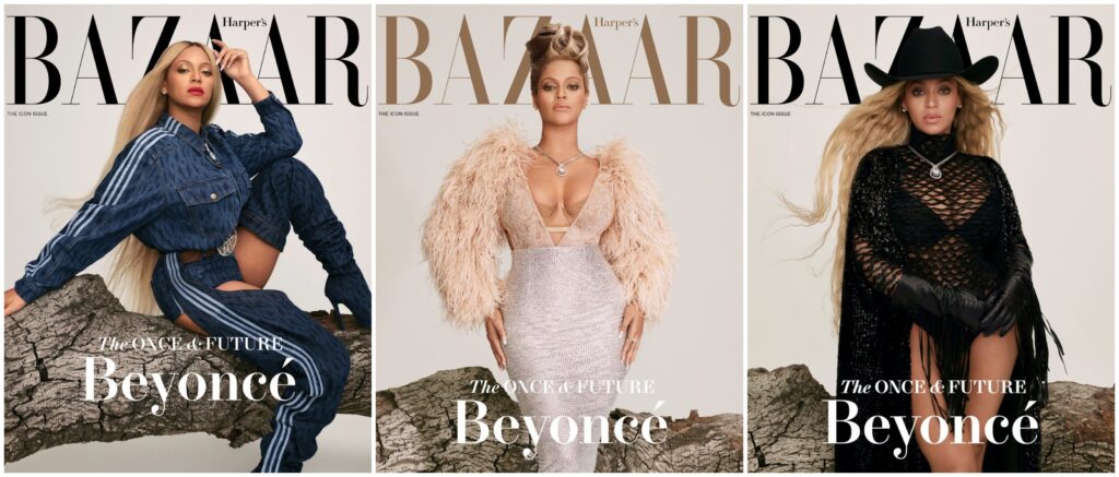 How Beyzaar: Beyoncé Covers the 2021 Harper’s Bazaar Icons Issue