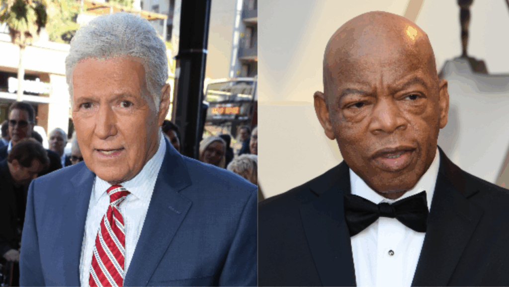 I'll Take 'Sobbing' for 500: Alex Trebek Supports Rep. John Lewis in Fighting Pancreatic Cancer