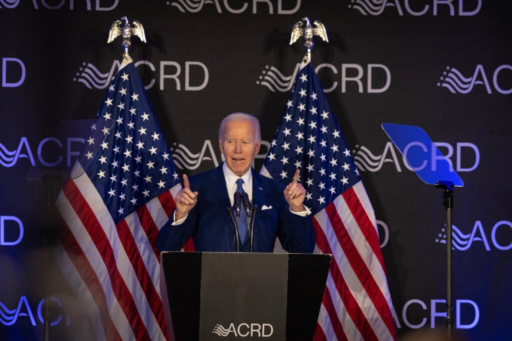 Biden’s Racial Slip Up During First Speech Post-Presidency Has MAGA Fanning the Flames