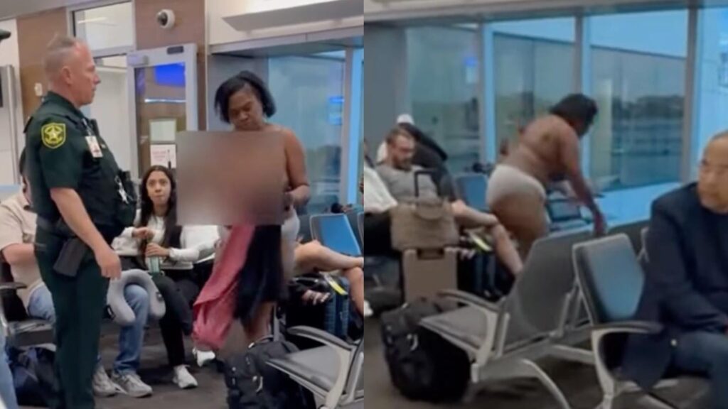 Spirit Airlines With the Shenanigans Again: Woman Gets Loud, and Naked, in Viral Florida Airport Video