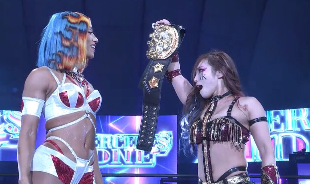 Mercedes Moné Makes Her New Japan Pro Wrestling Debut; Leaves Sasha Banks Behind