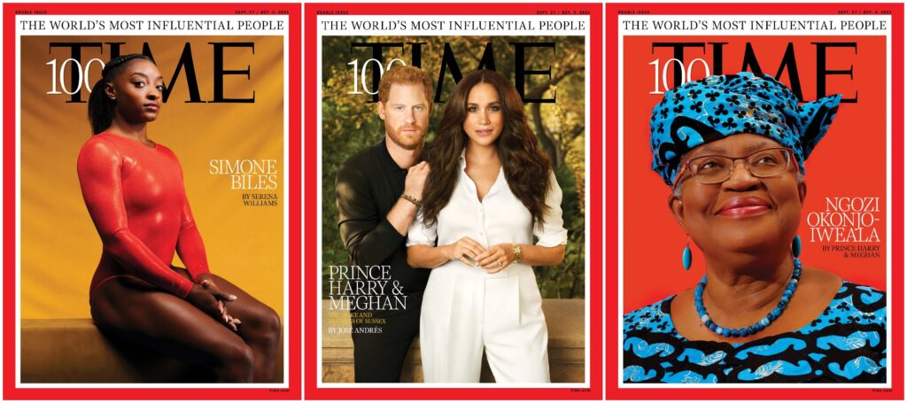 The 2021 TIME100 Calls Meghan and Harry ‘Icons’; Sherrilyn Ifill, Lil Nas X, Red Table Talk and Verzuz Among Honorees