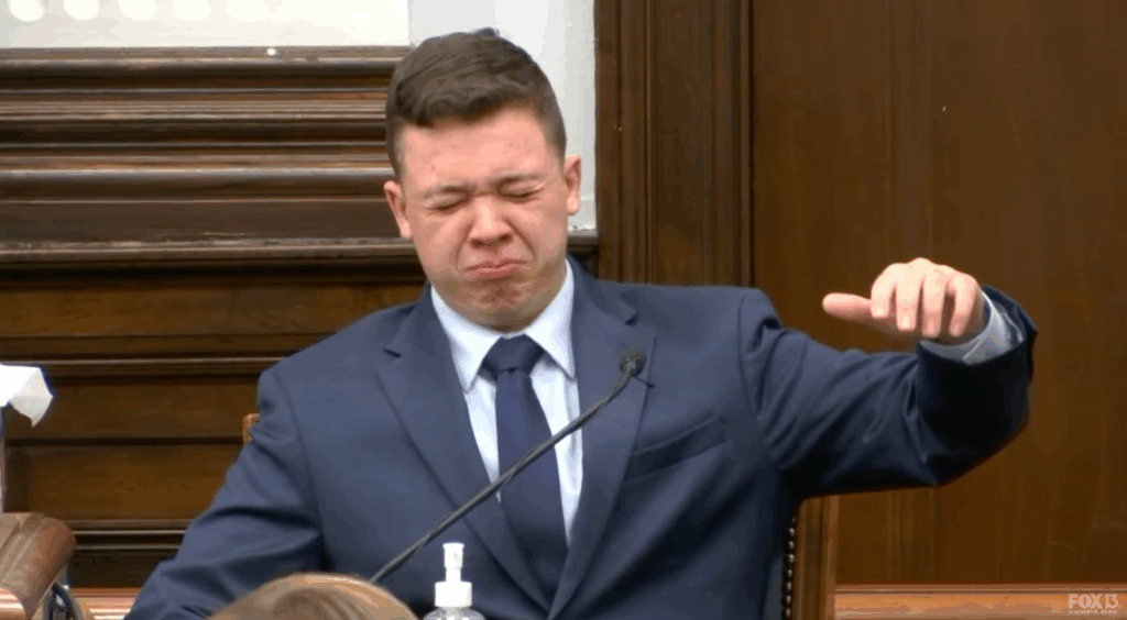 Kyle Rittenhouse Cries During His Testimony