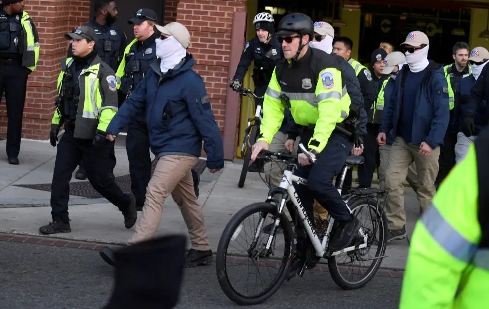 A White Nationalist Group Marches Through Washington and, Surprising to Nobody Black, Everyone Seems Perfectly Fine With It