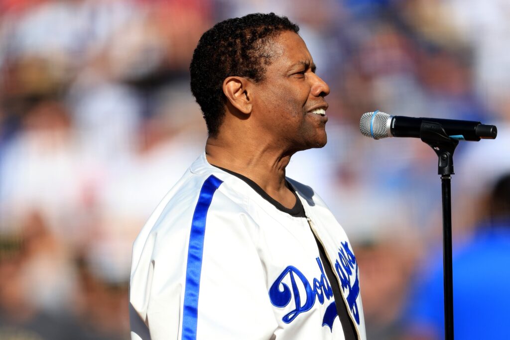 Denzel Washington Honors Jackie Robinson at MLB All-Star Game