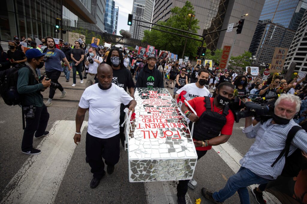 Rally Held in Minneapolis to Mark the One-Year Anniversary of George Floyd’s Death