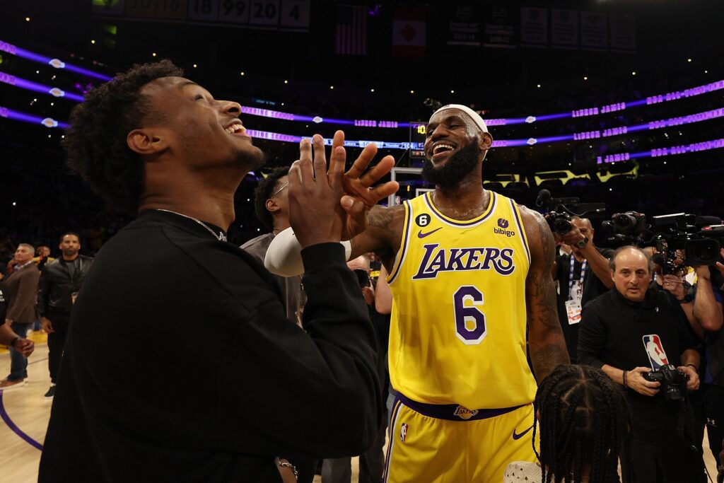 The Internet Reacts To Bronny James Joining Dad LeBron on the Lakers and It’s Not All Good