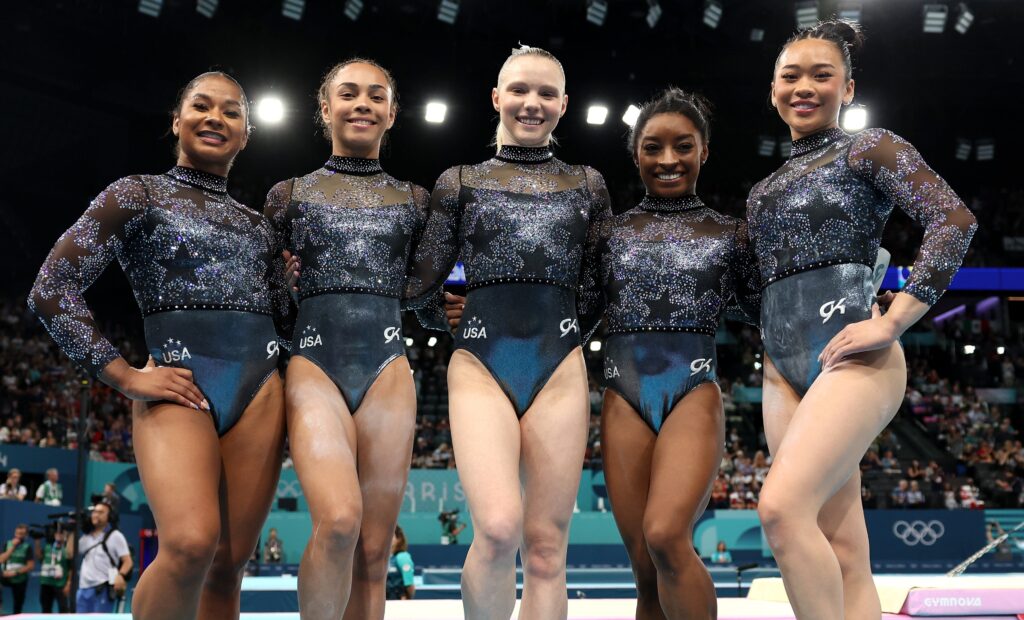 2024 Paris Olympics: Black Stars Simone Biles, Jordan Chiles Lead Team USA to Gymnastics Gold