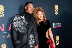 This TMI Meagan Good Revelation About Jonathan Majors Has Social Media Cringing