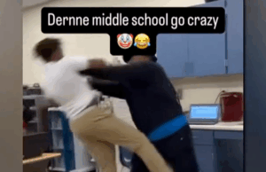 WATCH: Teacher Caught on Video Tossing a Middle Schooler Clean Across a Classroom