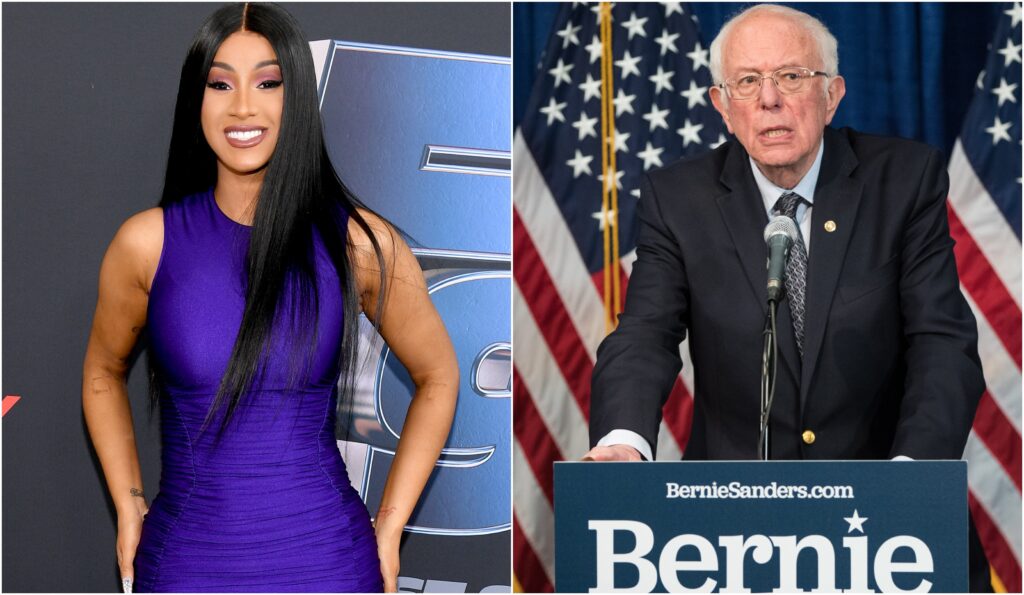 Cardi B Interviewed Bernie Sanders via Instagram Live. That's It, That's the Headline.